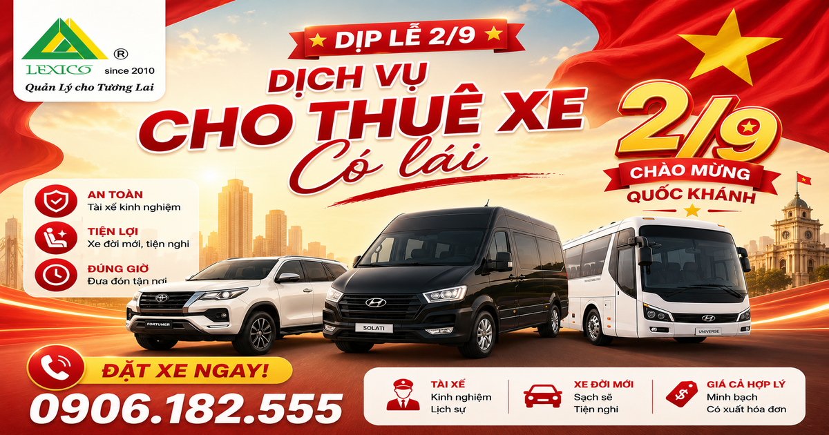 PRIVATE CAR WITH DRIVER – DOOR-TO-DOOR SERVICE IN HAI PHONG AND NEARBY PROVINCES