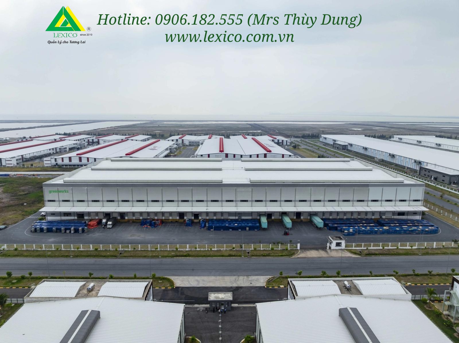 READY-BUILT FACTORY FOR LEASE IN NAM DINH VU INDUSTRIAL PARK – HAI PHONG